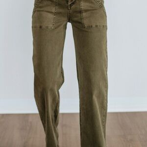 Olive Women's Jeans- wild oak boutique